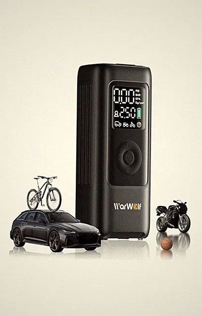 160PSI Tire Inflator Portable Air Compressor, Air Pump for Car Tires with Pre...