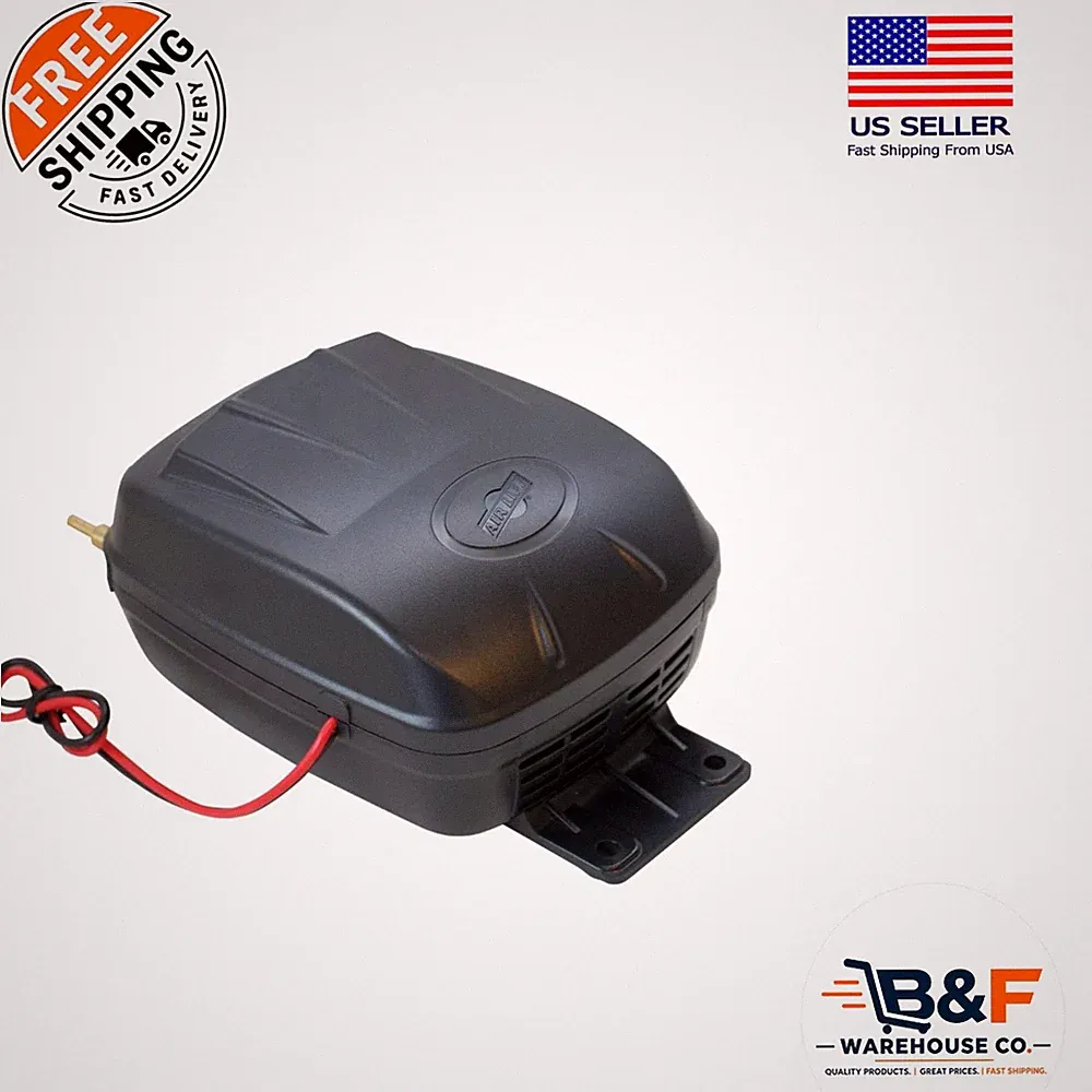 Lightweight Silver Portable Air Compressor - 0.2 Hp Power in a Compact Design